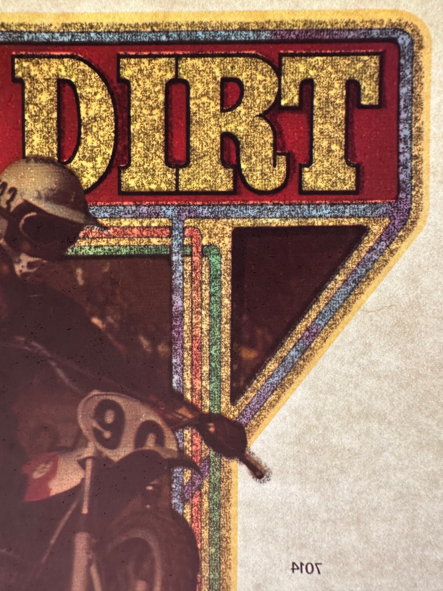 Eat My Dirt Motocross Vintage Iron On Heat Transfer