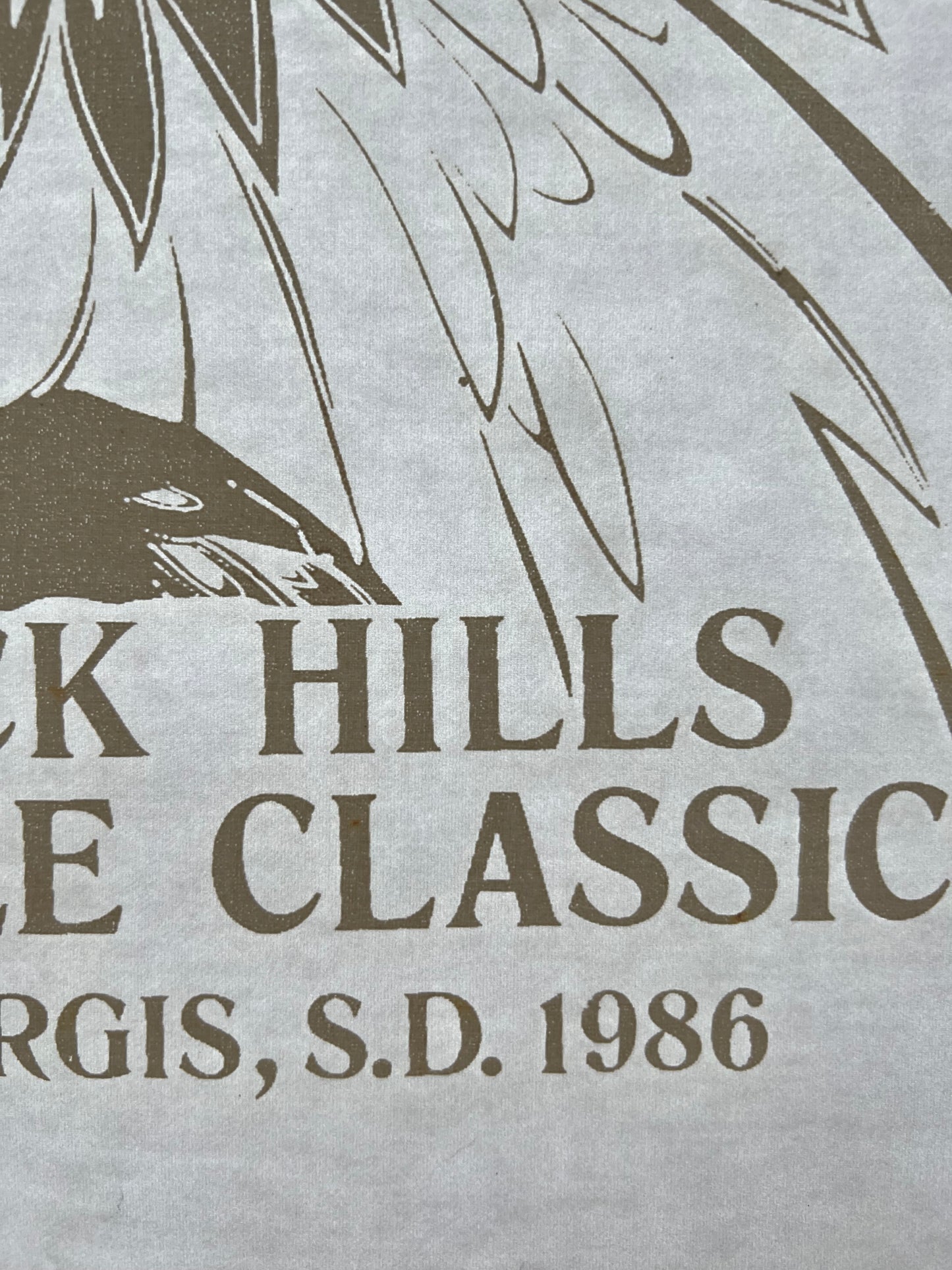 Black Hills Cycle Classis Sturgis, SD Vintage Iron On Heat Transfer