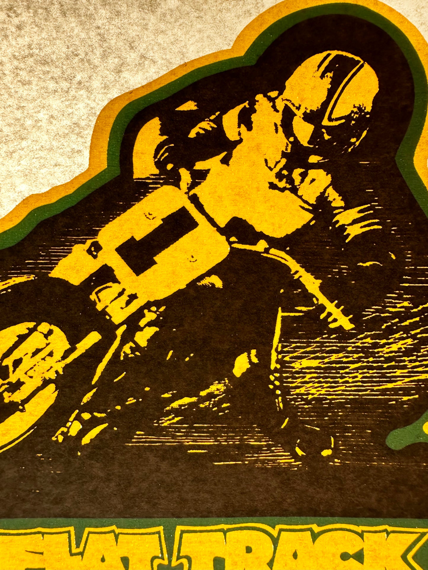 Flat Track Motorcycle Racing Vintage Iron On Heat Transfer