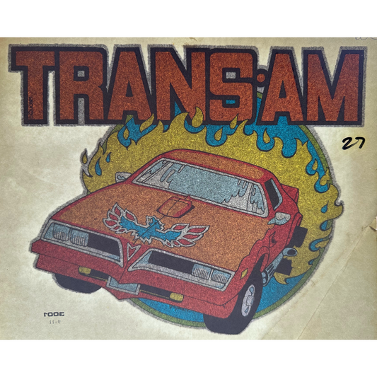 Trans Am Vintage Iron On Heat Transfer