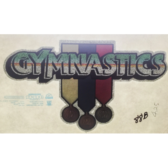 Gymnastics Vintage Glitter Iron On Heat Transfer