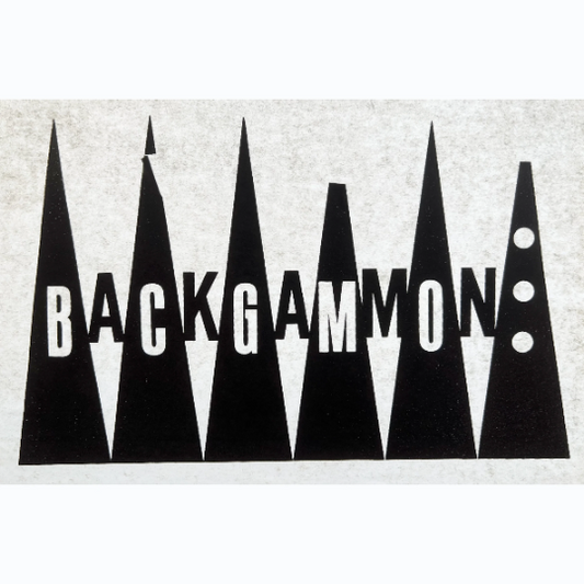 Backgammon Vintage Iron On Heat Transfer