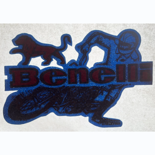 Benelli Motorcycle Vintage Rat's Hole Iron On Heat Transfer