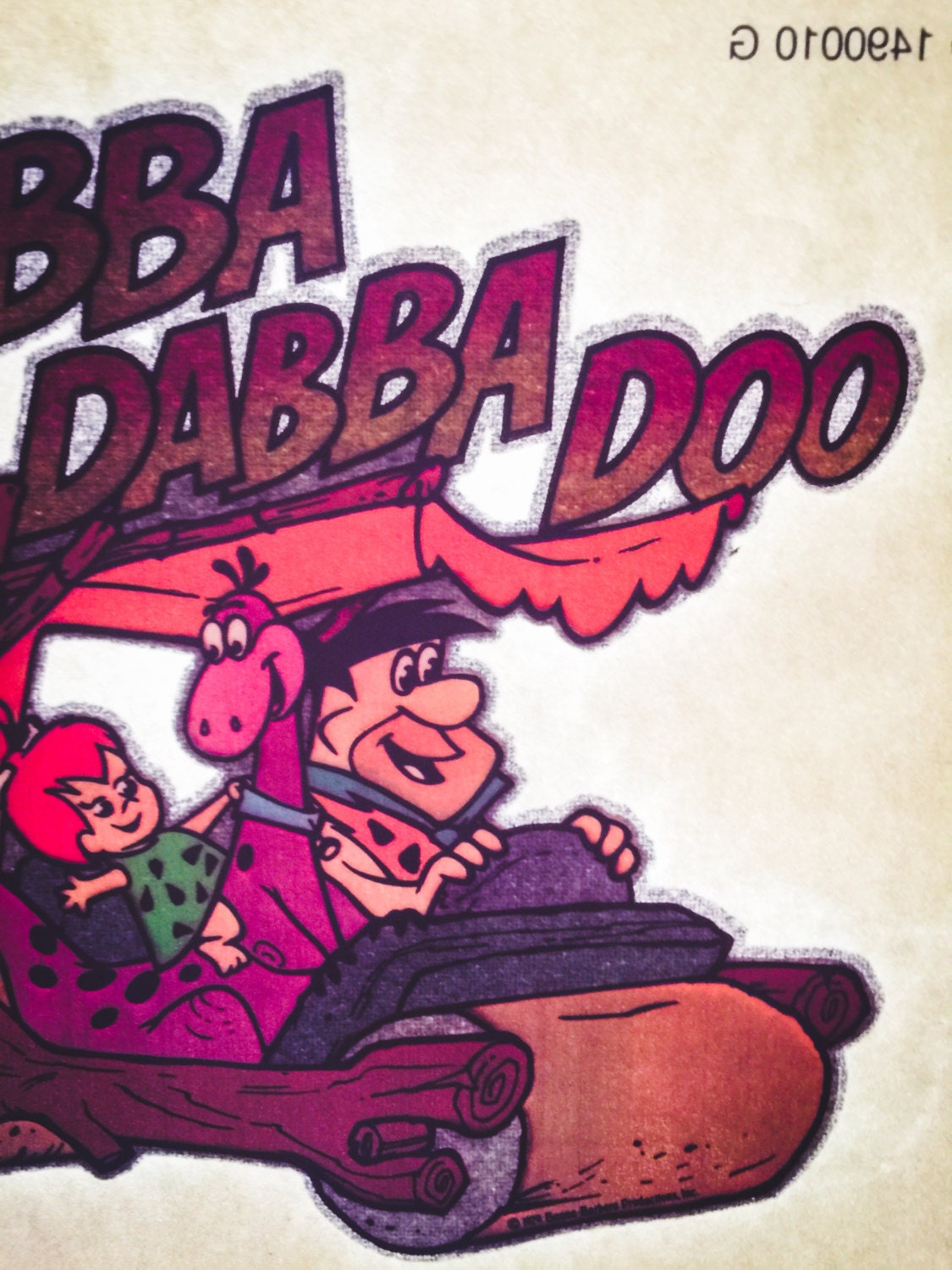 The Flintstones - Yabba Dabba Do Iron On Heat Transfer