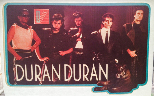 Duran Duran with Tiger Vintage Iron On Heat Transfer