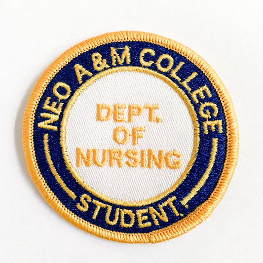 Northeastern NEO A and M College Student Department of Nursing Iron-on Vintage Patch