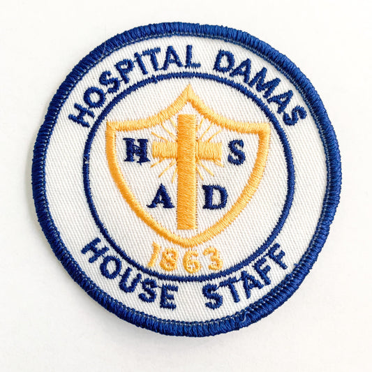 Hospital Damas House Staff Iron-on Vintage Patch