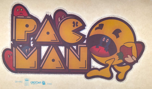 Pac-Man Vintage Glitter Iron On Heat Transfer