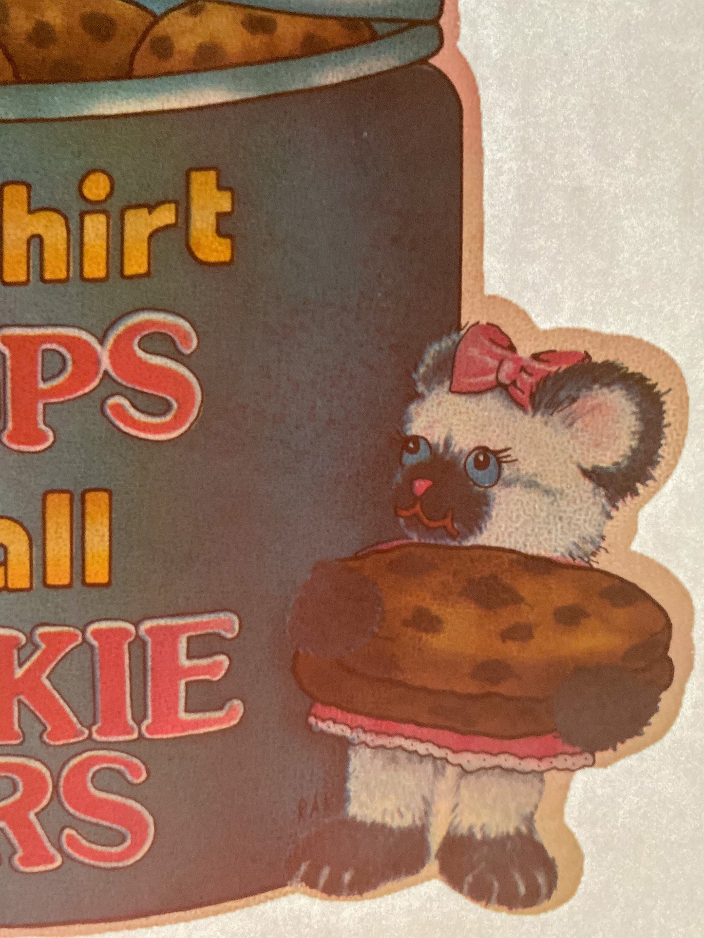 This Shirt Stops at All Cookie Jars Vintage Iron On Heat Transfer