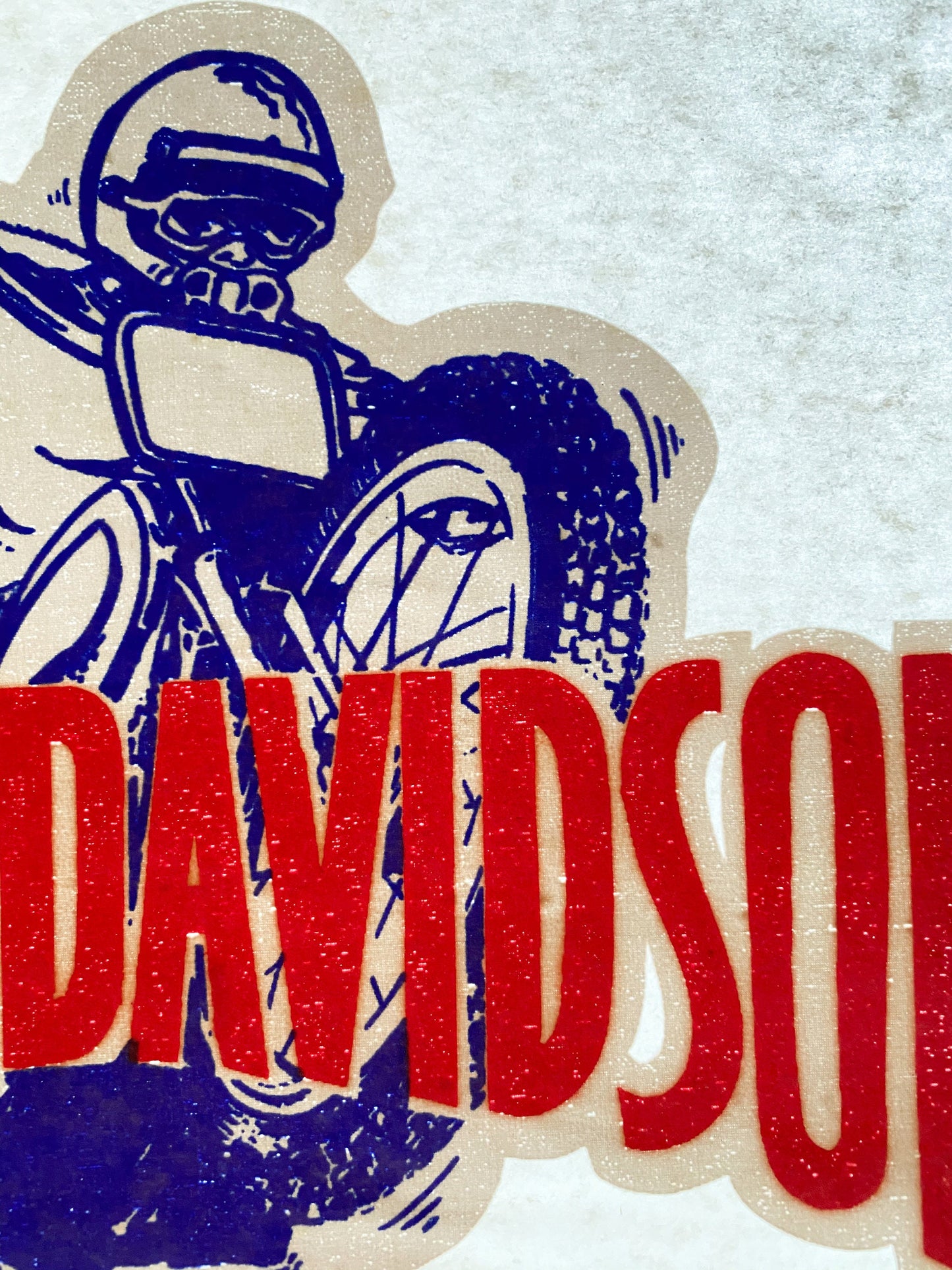Harley Davidson Vintage Rat's Hole Iron On Heat Transfer