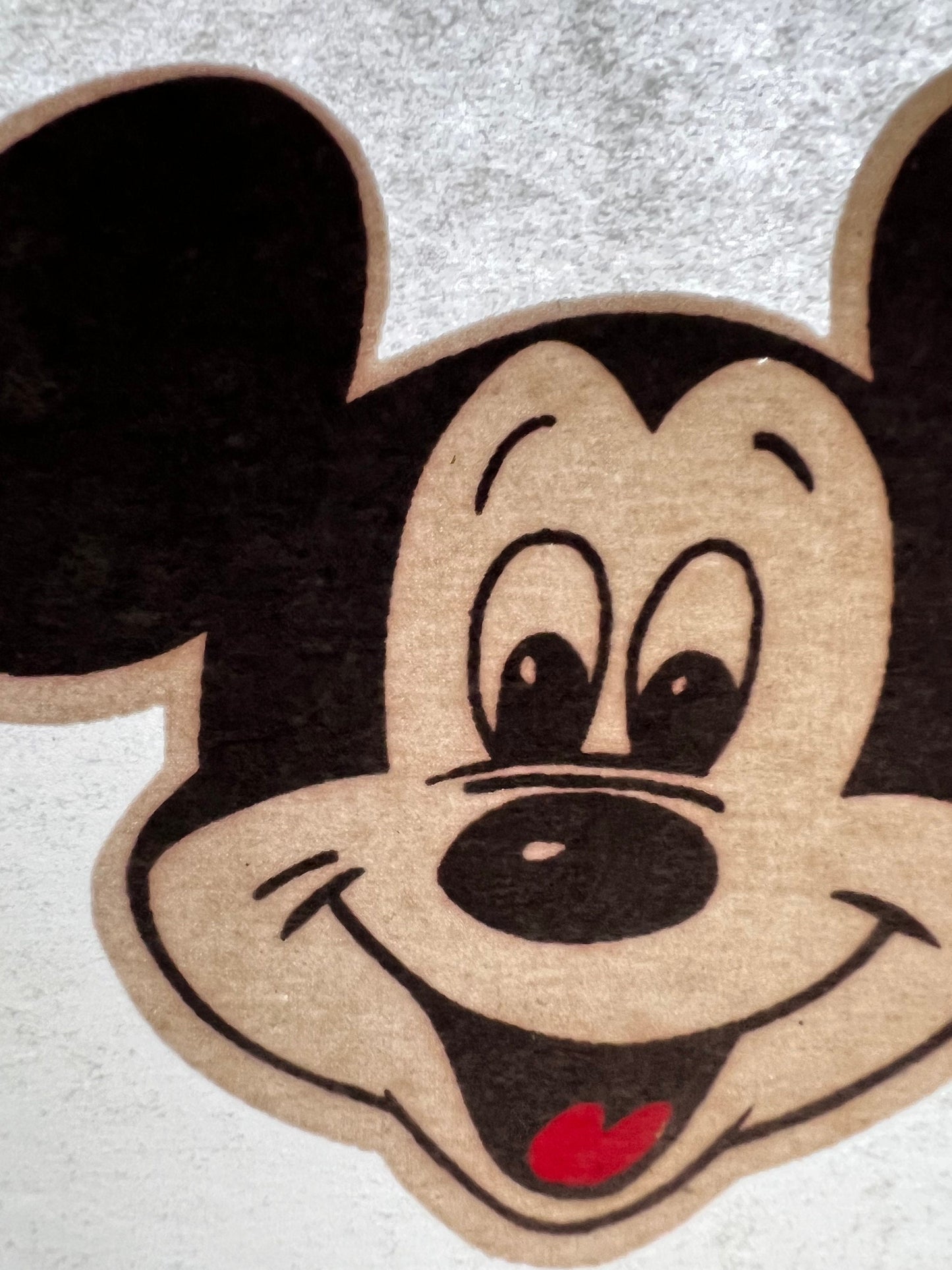 Small Mickey Mouse Disney Logo Vintage Iron On Heat Transfer