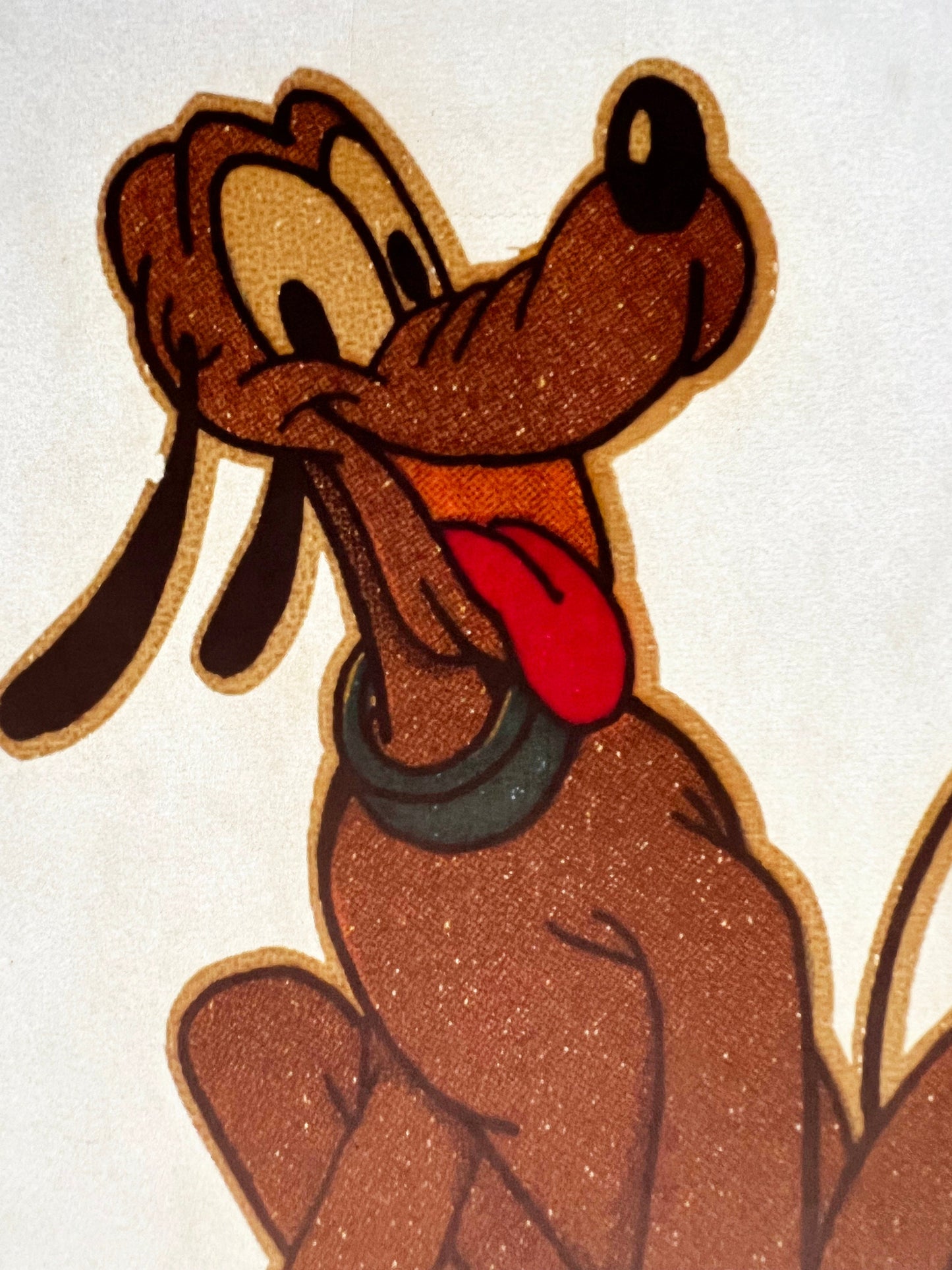 Small Pluto Dog Disney Vintage Iron On Heat Transfer