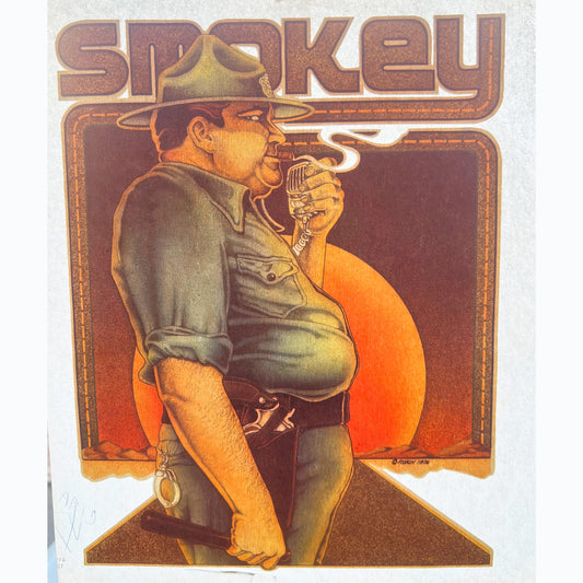 Smokey Vintage 1976 Roach Incorporated Iron On Heat Transfer