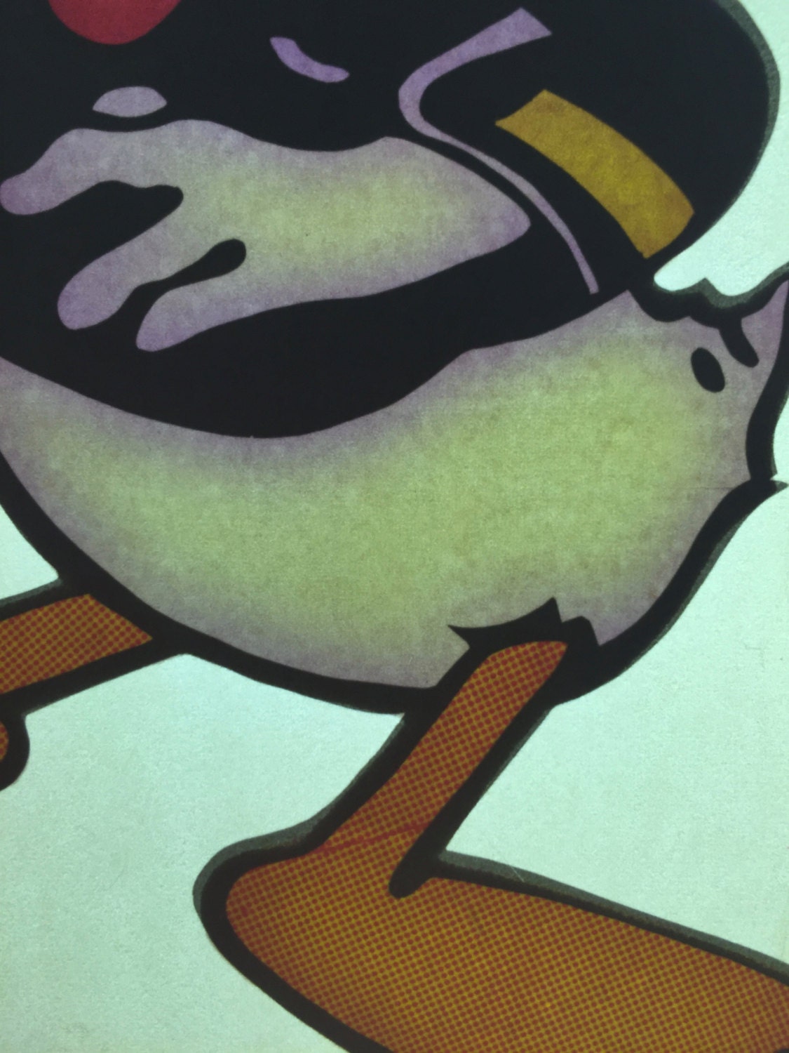 Donald Duck Vintage Iron On Heat Transfer