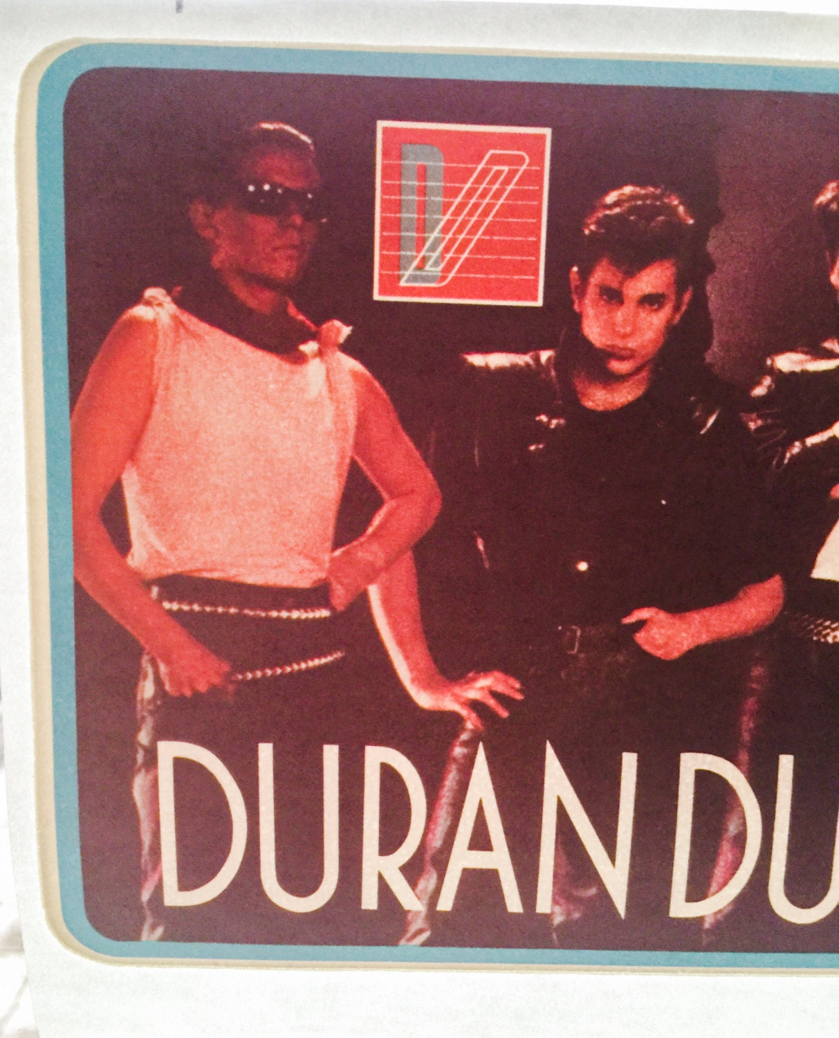 Duran Duran with Tiger Vintage Iron On Heat Transfer