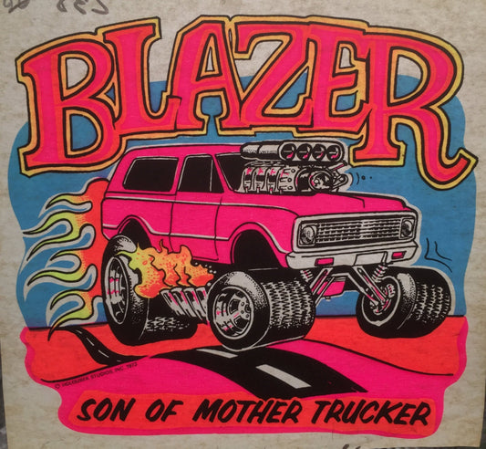 Blazer - Son of a Mother Trucker Vintage 1973 Holoubek Studios Iron On Heat Transfer