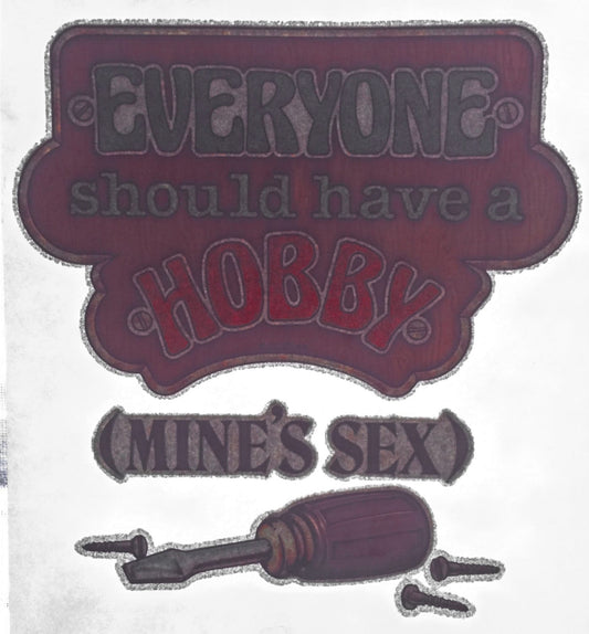 Everyone Should Have a Hobby... Vintage Roach Incorporated Glitter Iron On Heat Transfer